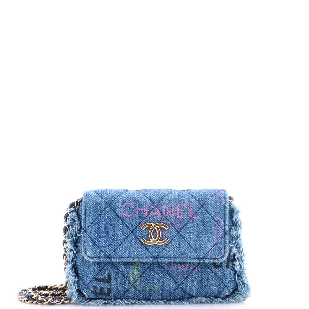 Chanel Denim Mood Flap Clutch With #269853C28B